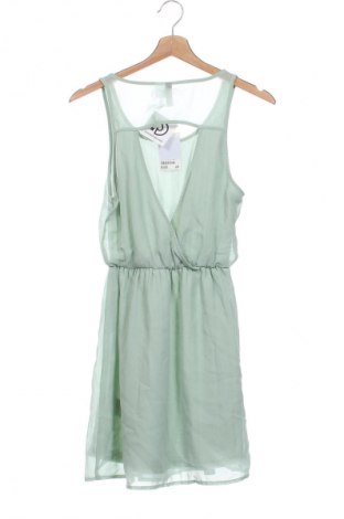 Rochie H&M Divided, Mărime XXS, Culoare Verde, Preț 73,98 Lei