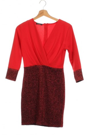 Kleid Made In Italy, Größe XS, Farbe Rot, Preis 12,99 €