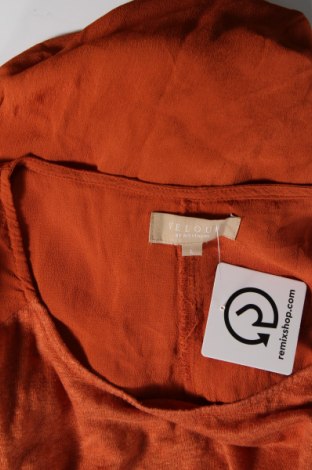 Kleid Velour, Größe L, Farbe Orange, Preis € 13,03