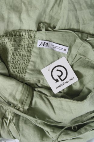 Рокля Zara, Размер XS, Цвят Зелен, Цена 20,99 лв.