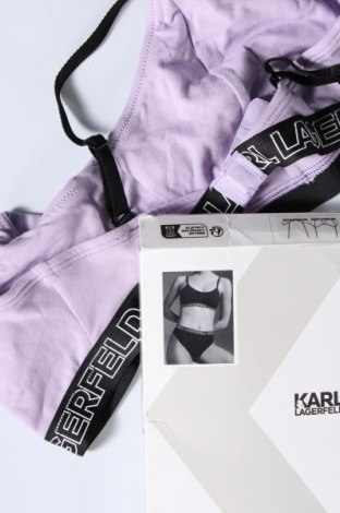 Sutien Karl Lagerfeld, Mărime L, Culoare Mov, Preț 311,20 Lei