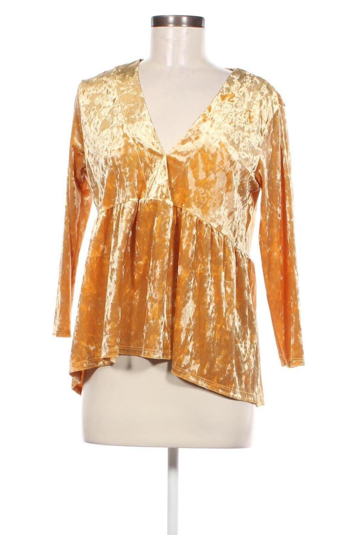 Damen Shirt, Größe L, Farbe Golden, Preis 18,45 €