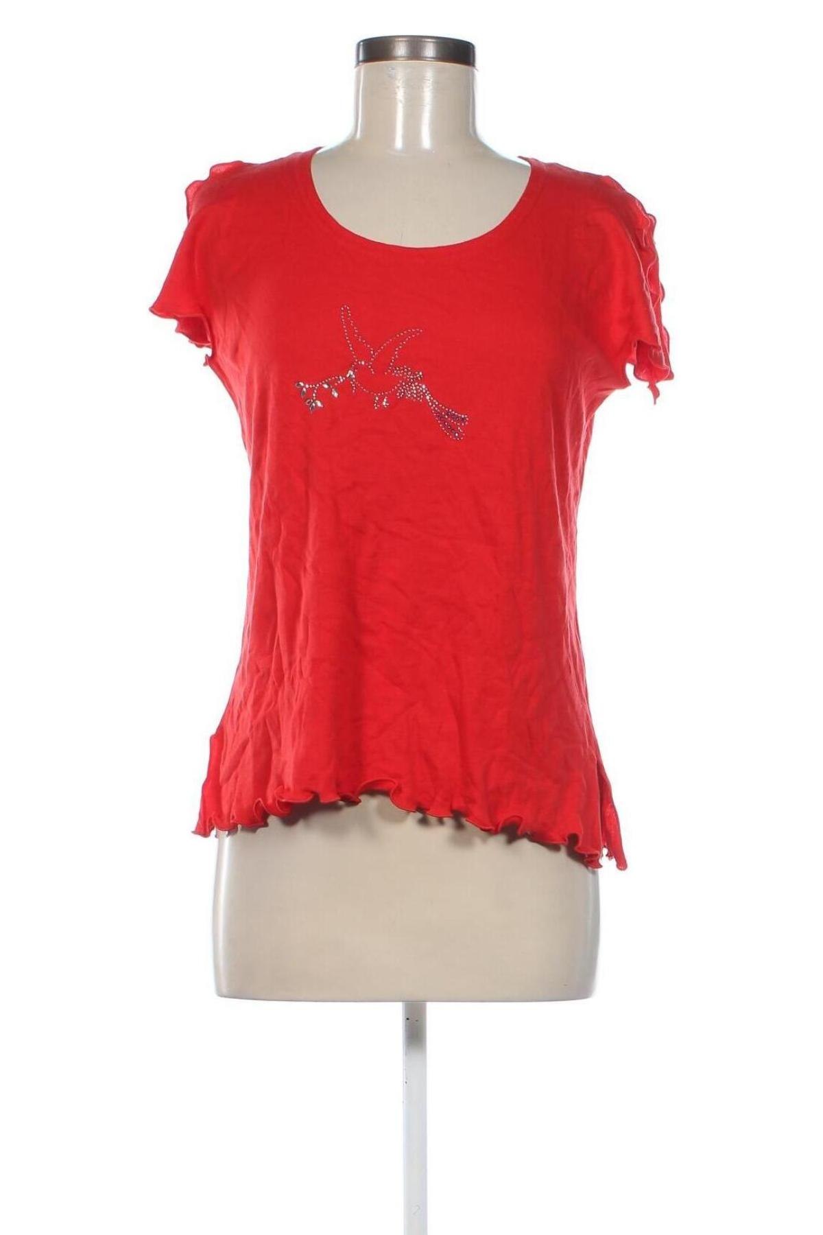 Damen Shirt, Größe M, Farbe Rot, Preis € 6,99