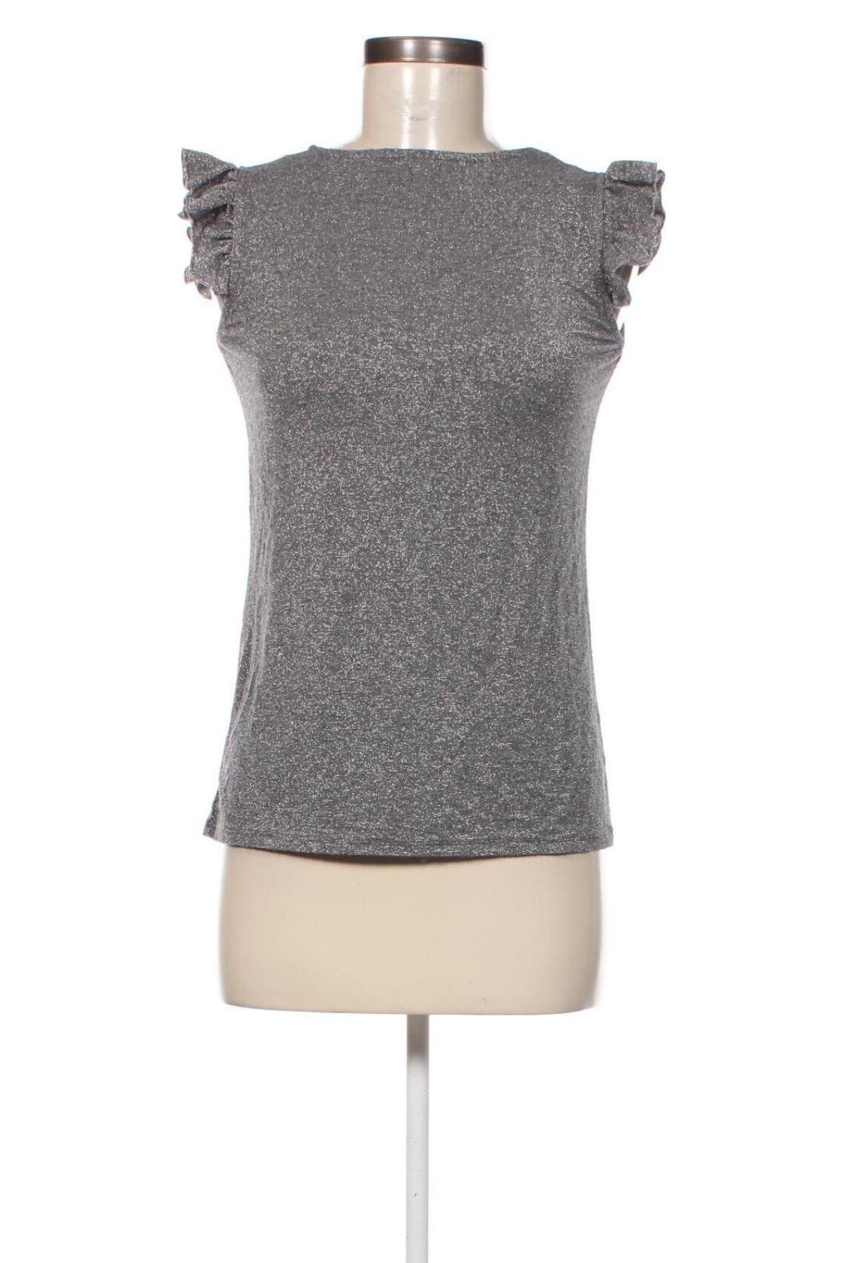 Damen Shirt, Größe S, Farbe Silber, Preis 5,99 €