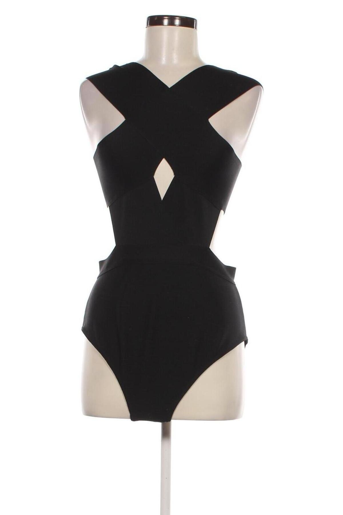 Damska bluzka-body Karen Millen, Rozmiar L, Kolor Czarny, Cena 191,99 zł