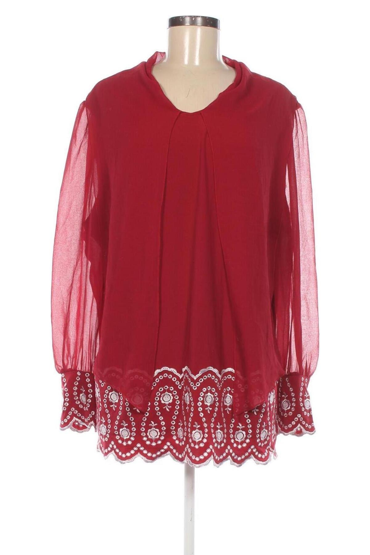 Damen Shirt Alfredo Pauly, Größe XXL, Farbe Rot, Preis 23,99 €