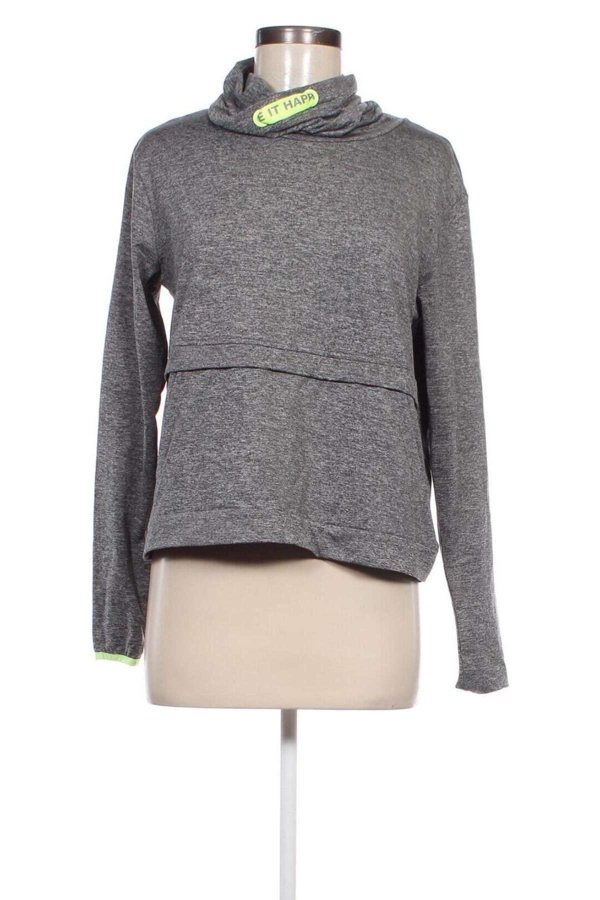 Damen Shirt Bershka, Größe M, Farbe Grau, Preis 4,49 €