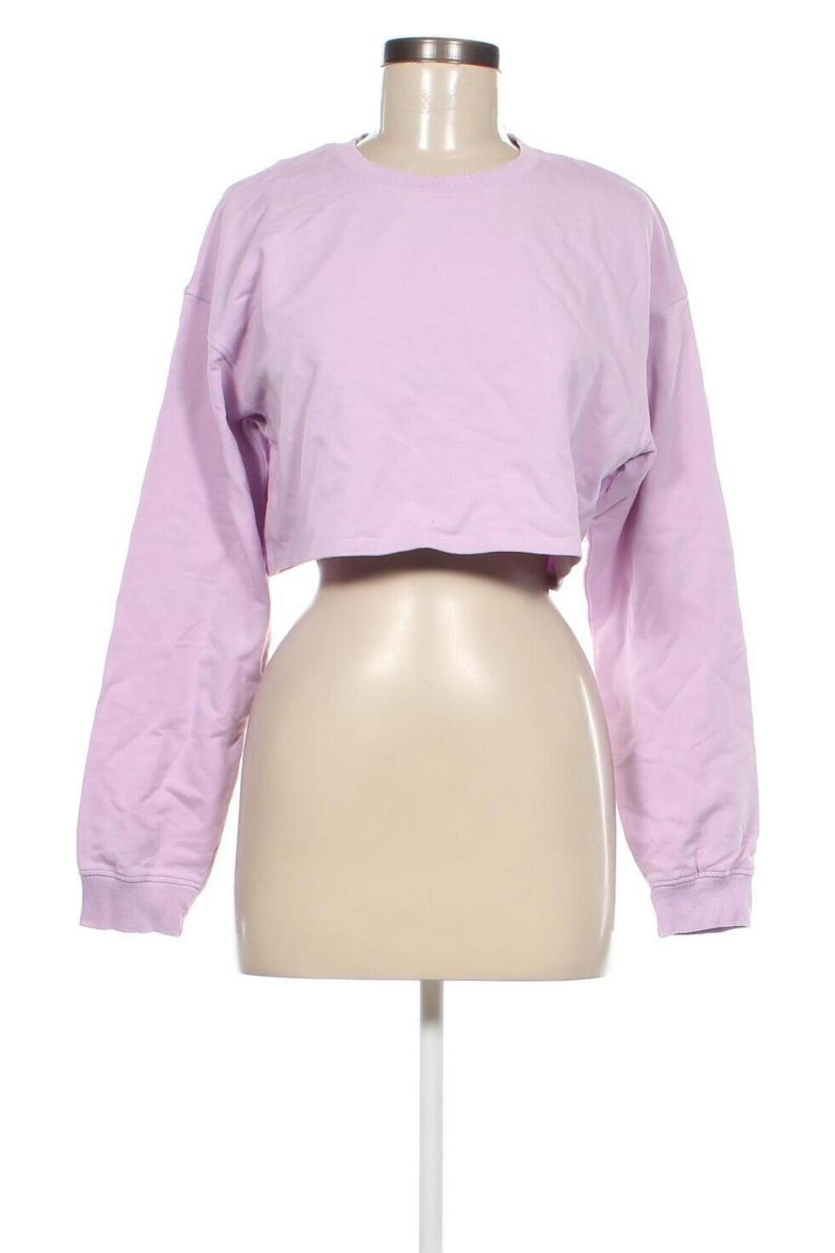 Damen Shirt Bershka, Größe L, Farbe Lila, Preis € 4,99