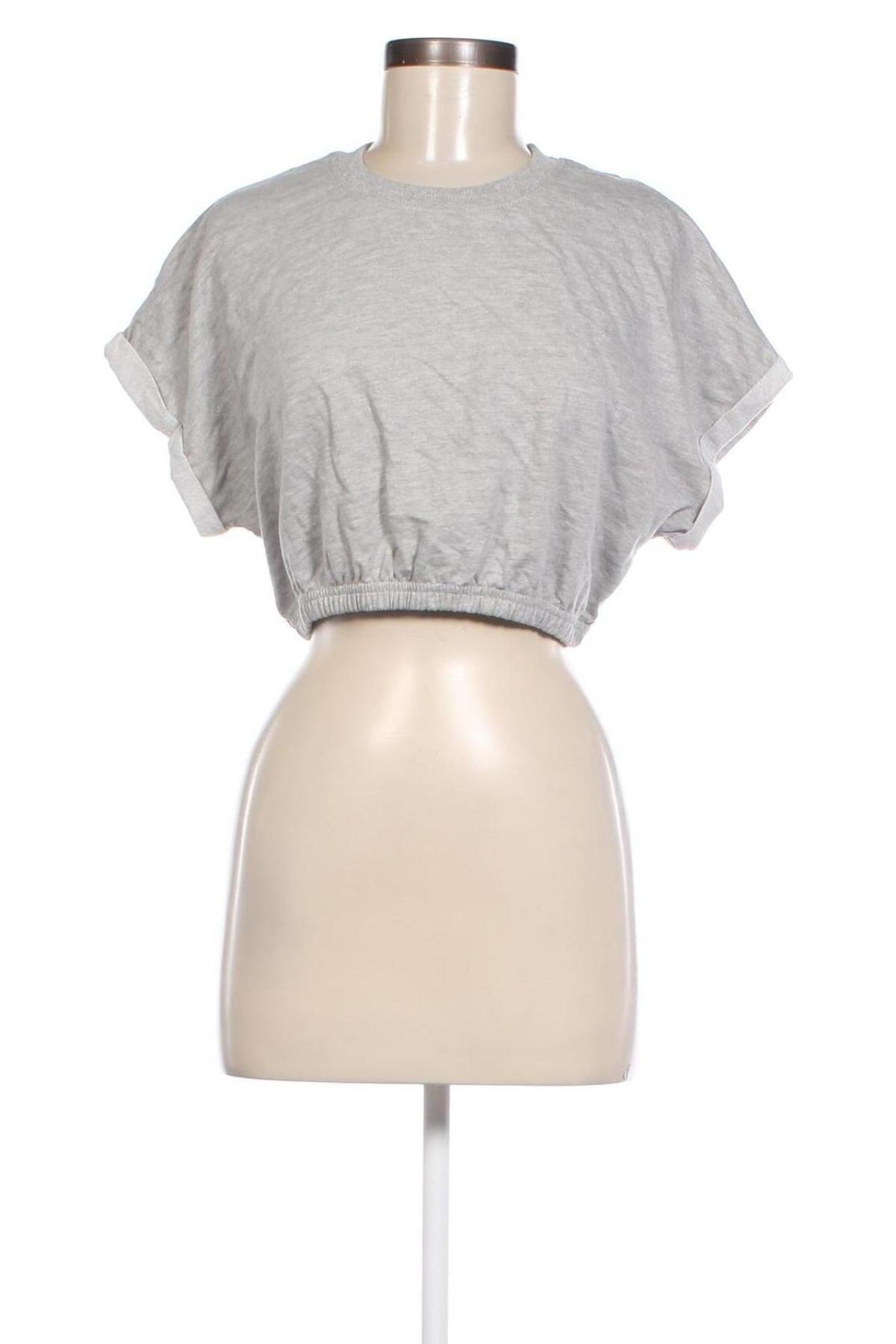 Damen Shirt Bershka, Größe S, Farbe Grau, Preis 8,99 €