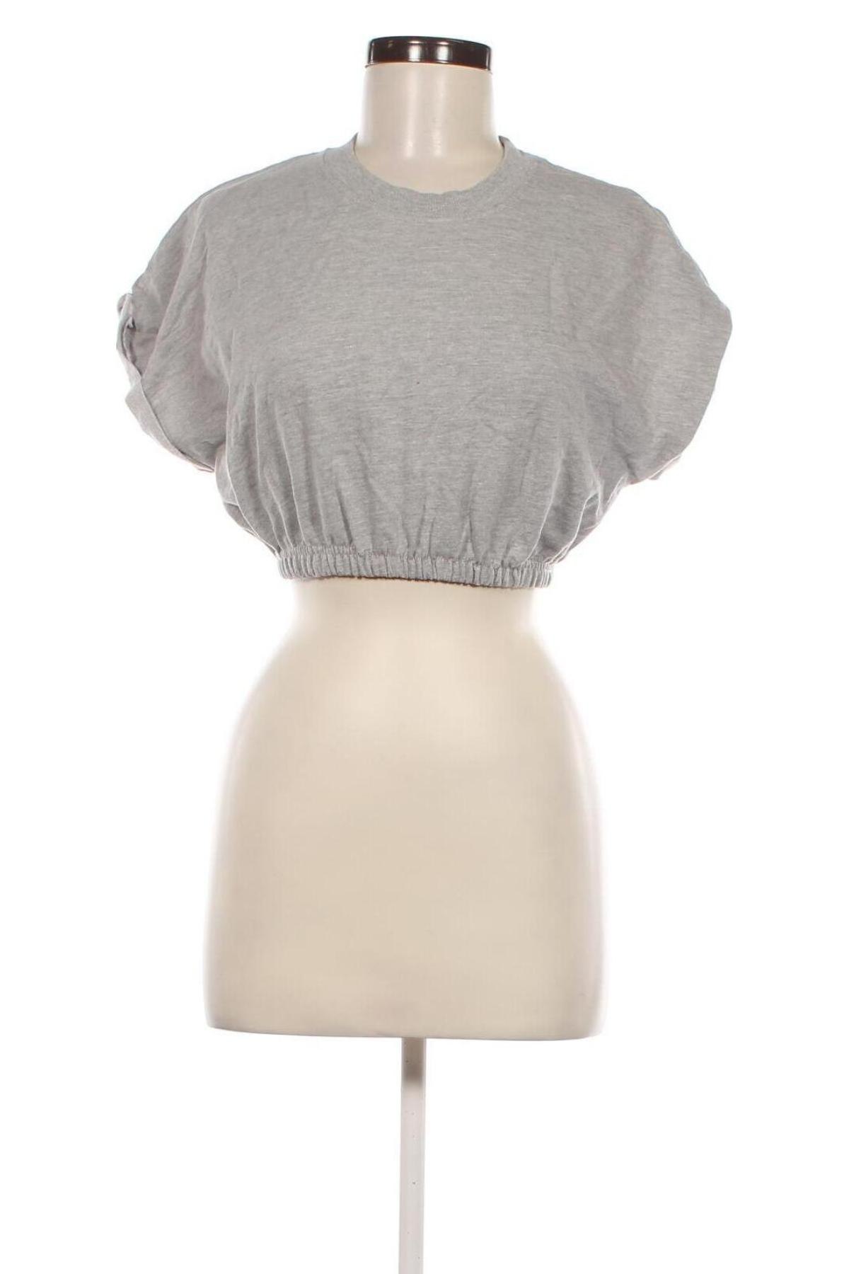 Damen Shirt Bershka, Größe S, Farbe Grau, Preis € 8,49