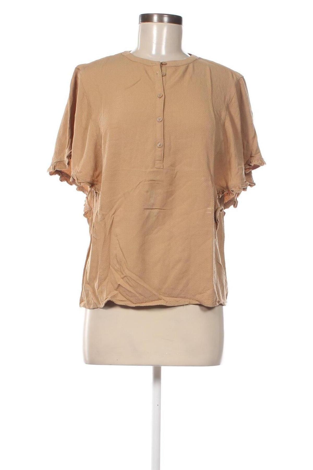 Damen Shirt C&A, Größe L, Farbe Beige, Preis € 6,49