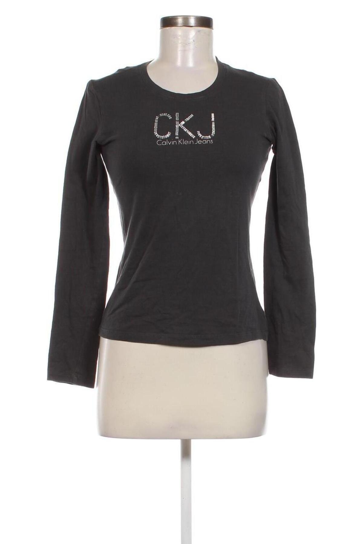 Damen Shirt Calvin Klein Jeans, Größe M, Farbe Grau, Preis € 13,99