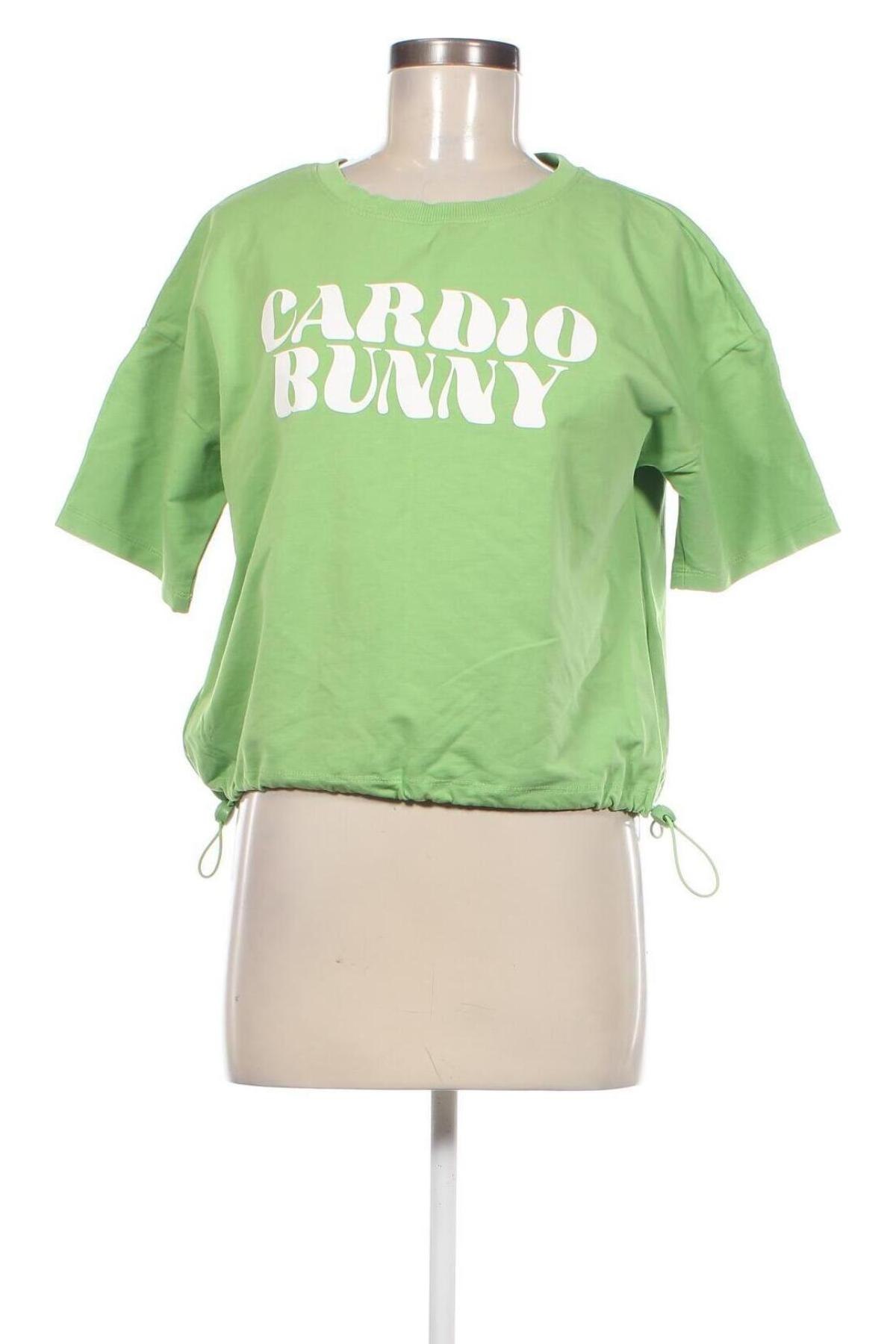 Bluzka damska Cardio Bunny, Rozmiar S, Kolor Zielony, Cena 26,99 zł