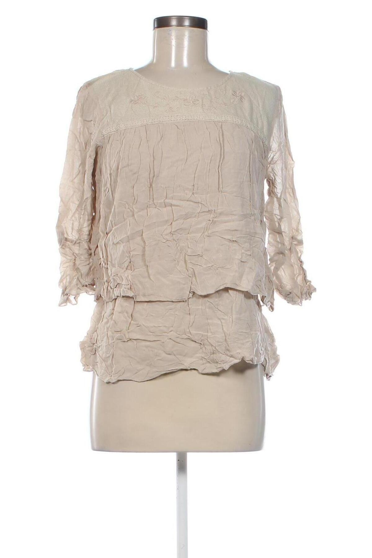 Damen Shirt Cream, Größe S, Farbe Beige, Preis € 15,99