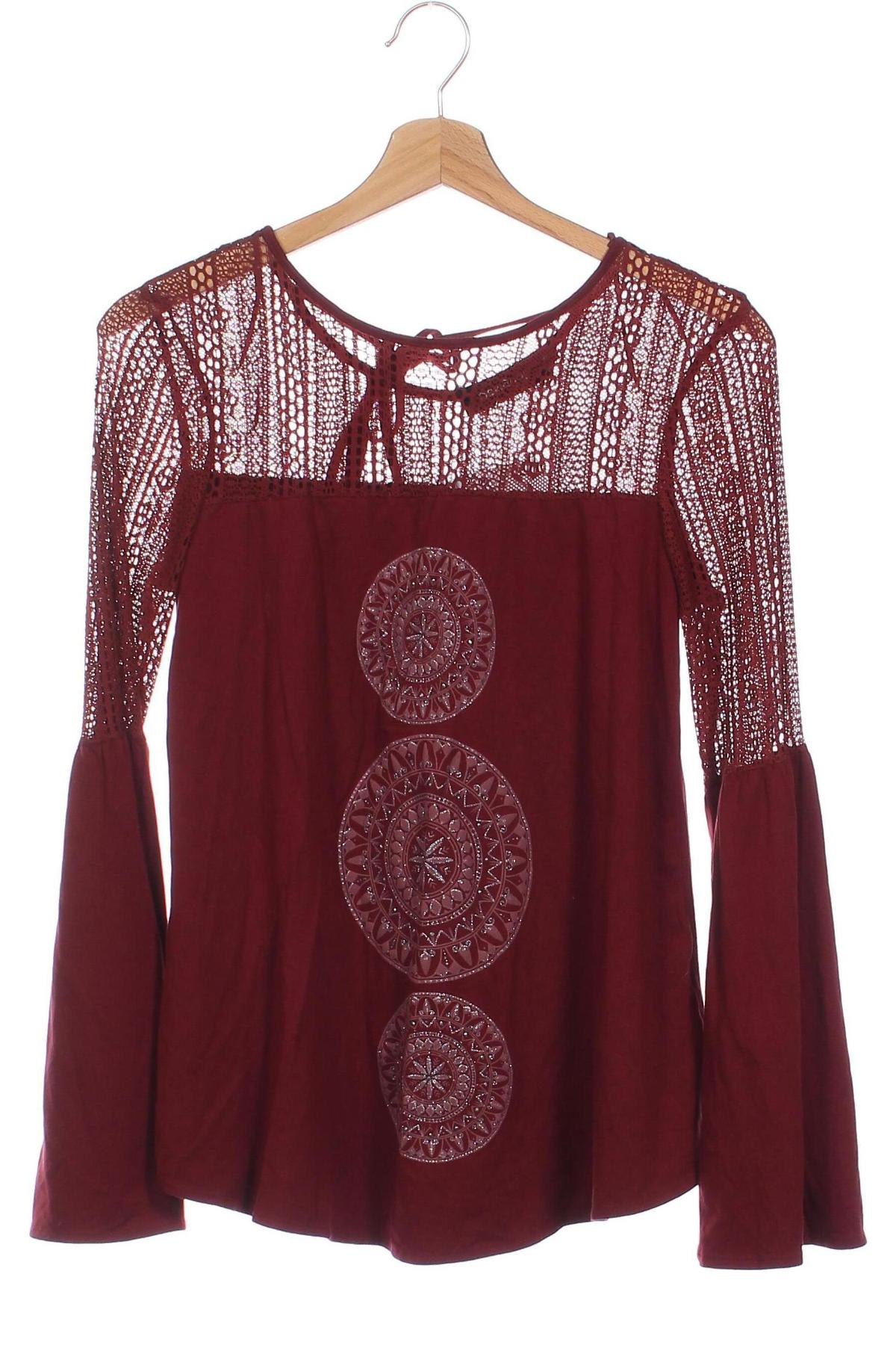 Damen Shirt Desigual, Größe XS, Farbe Rot, Preis 55,24 €