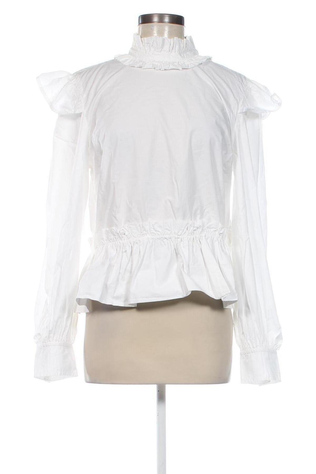 Damen Shirt Ganni, Größe XL, Farbe Weiß, Preis € 56,49