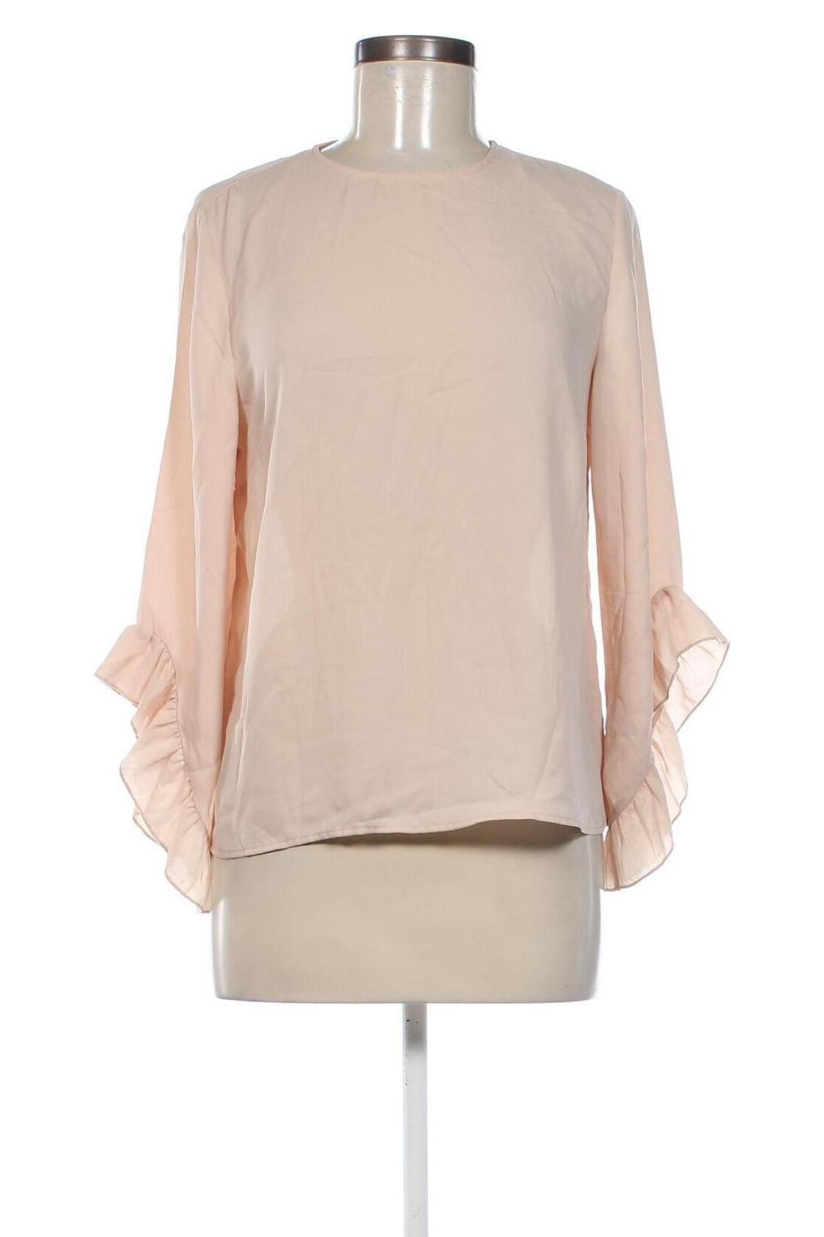 Damen Shirt Gina Tricot, Größe XXS, Farbe Beige, Preis € 4,99