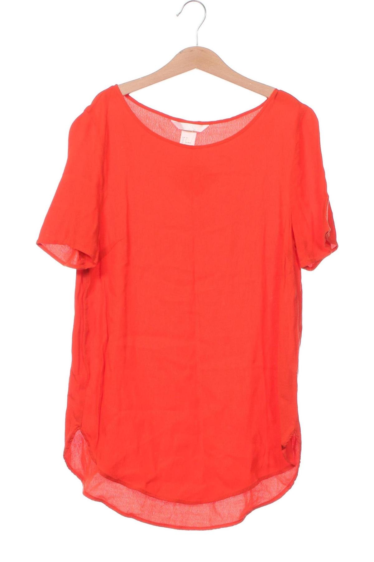 Damen Shirt H&M, Größe XS, Farbe Rot, Preis € 3,99