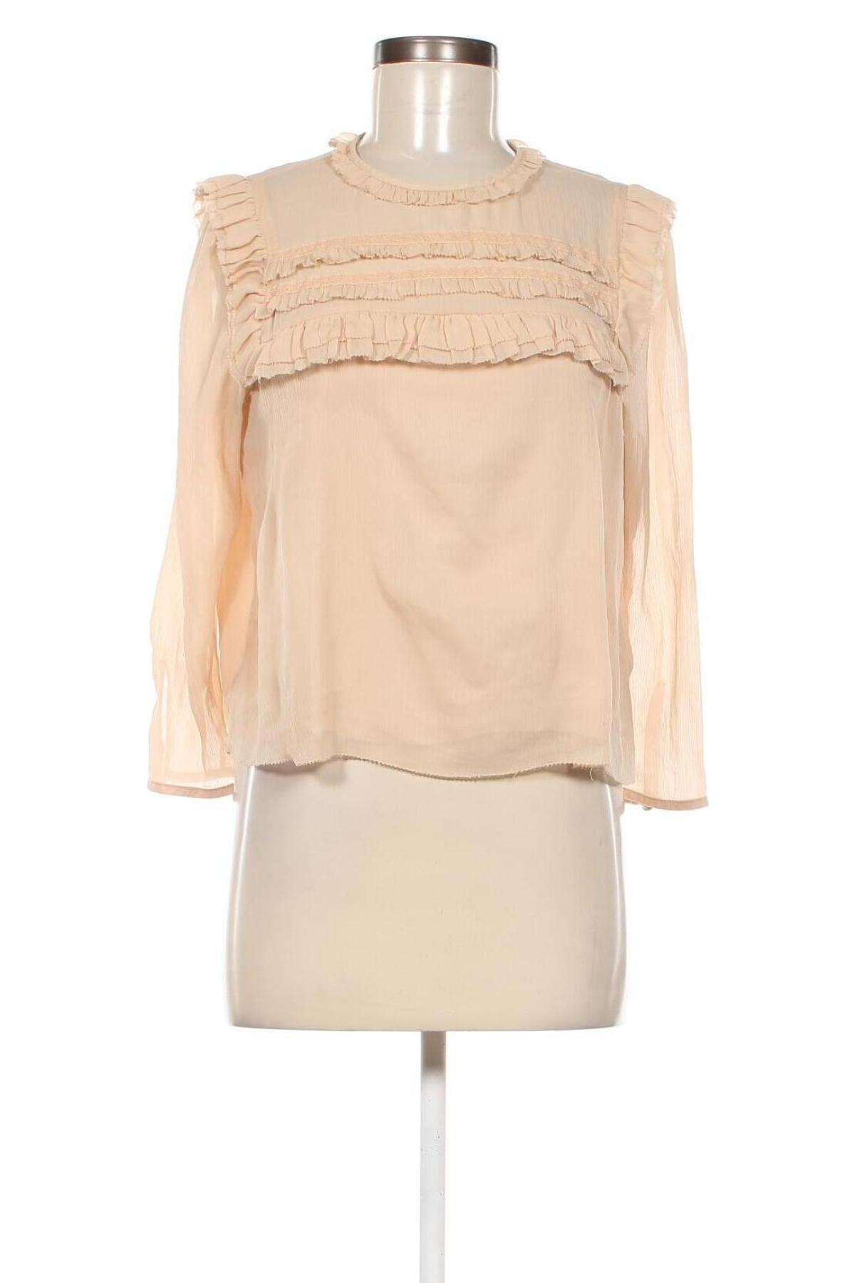 Damen Shirt H&M, Größe L, Farbe Beige, Preis € 5,99