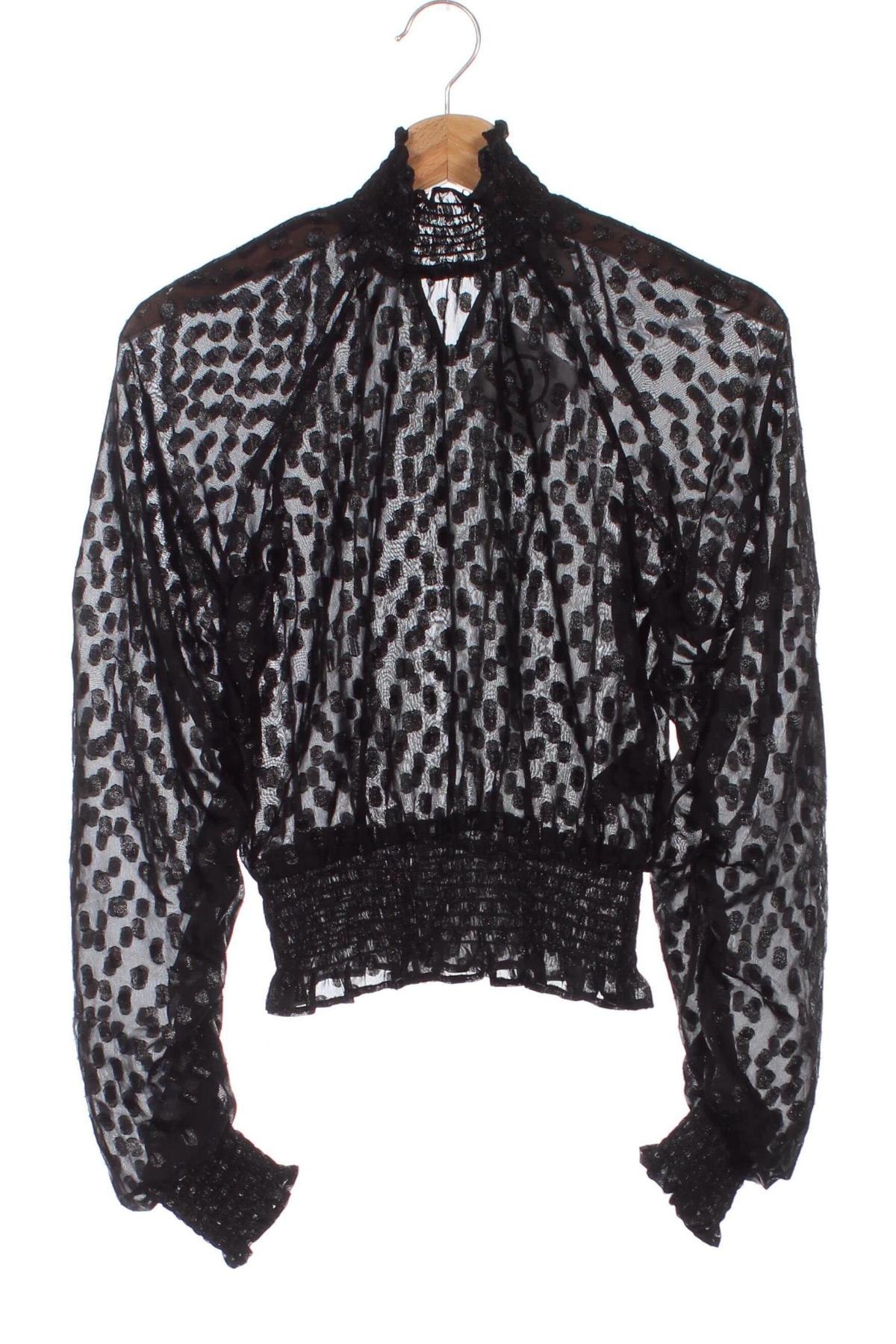 Bluză de femei H&M, Mărime XS, Culoare Negru, Preț 62,99 Lei