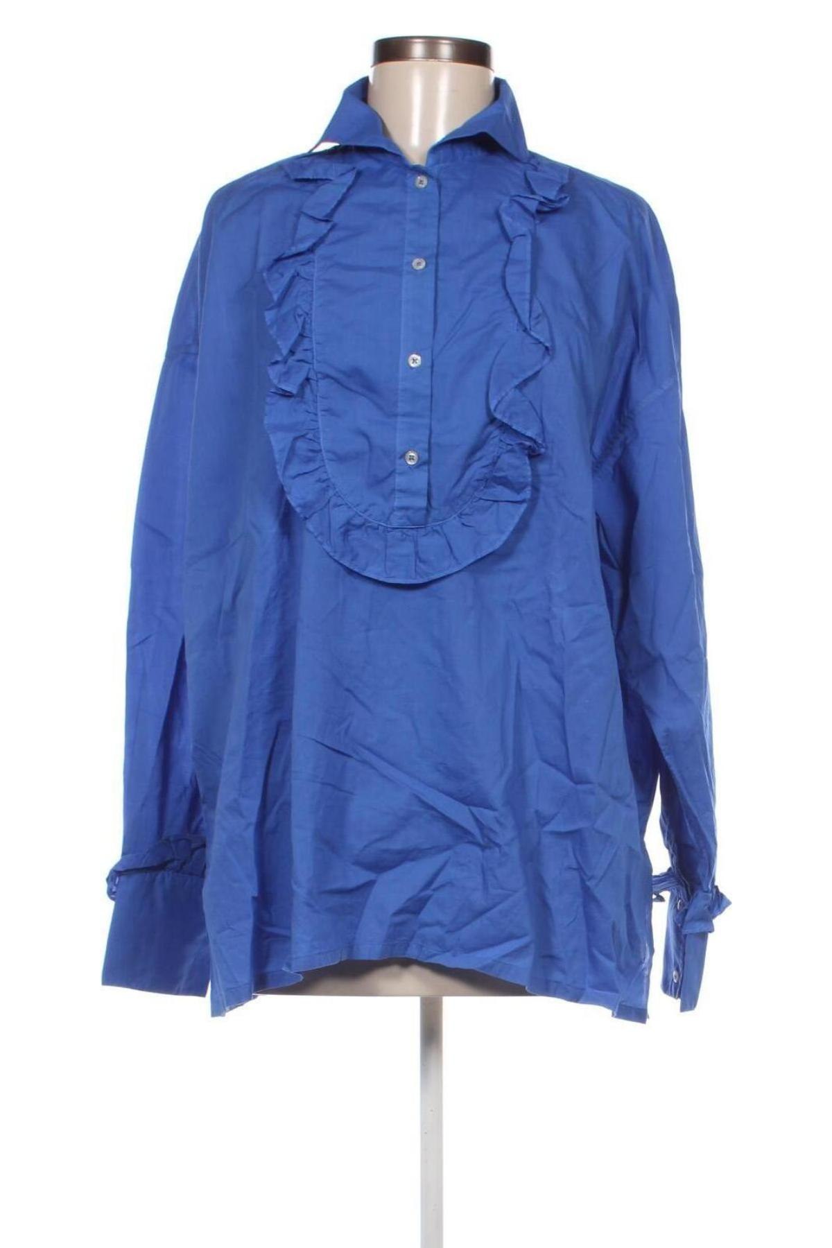 Damen Shirt Massimo Alba, Größe M, Farbe Blau, Preis 79,99 €