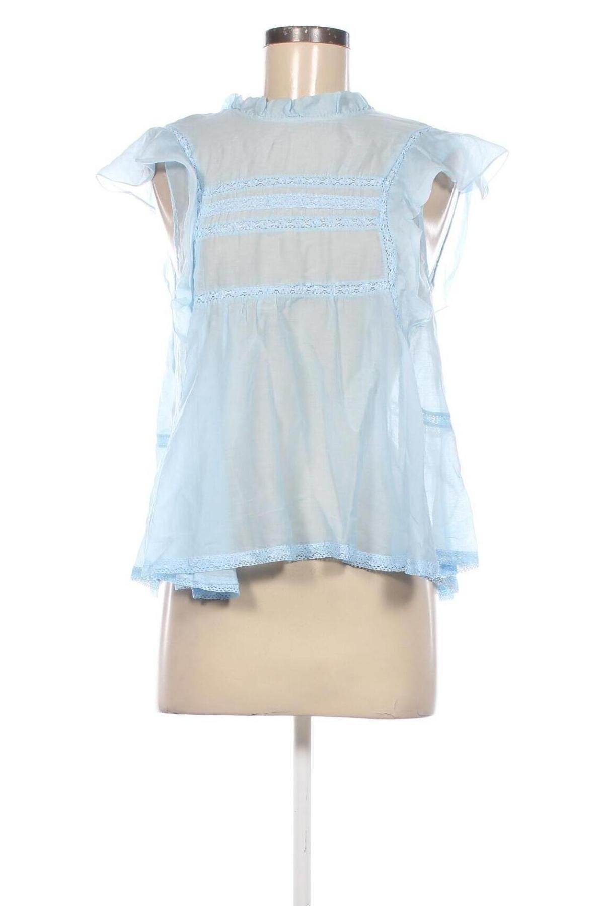 Damen Shirt Merci, Größe M, Farbe Blau, Preis 33,99 €