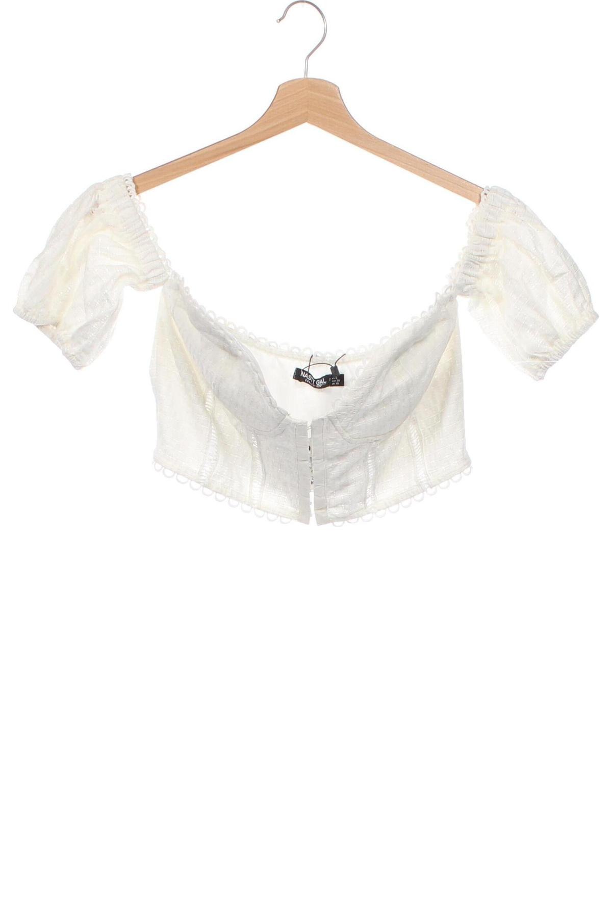 Damen Shirt Nasty Gal, Größe M, Farbe Weiß, Preis € 31,71