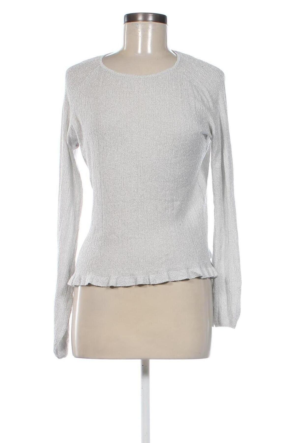 Damen Shirt ONLY, Größe S, Farbe Silber, Preis 4,49 €