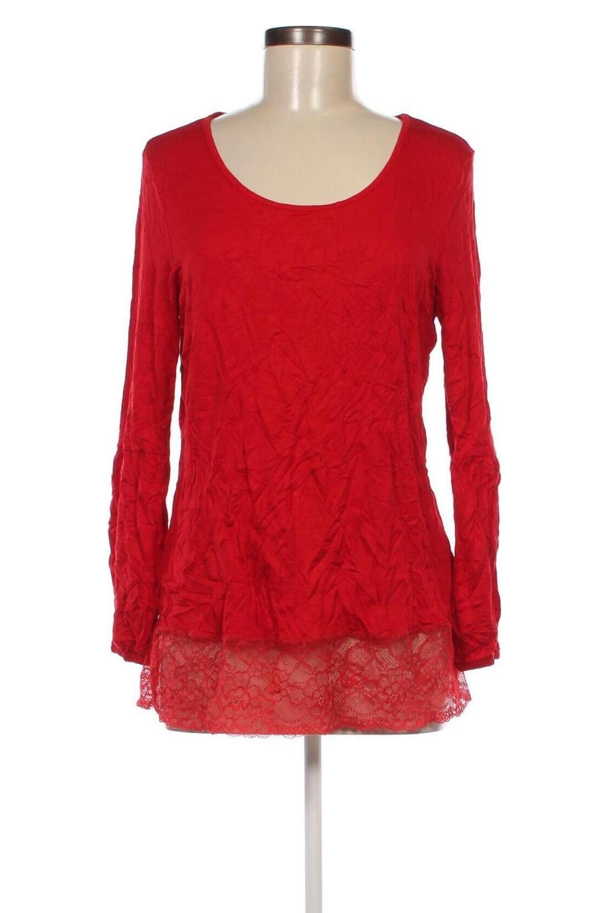 Damen Shirt Pfeffinger, Größe M, Farbe Rot, Preis 3,99 €