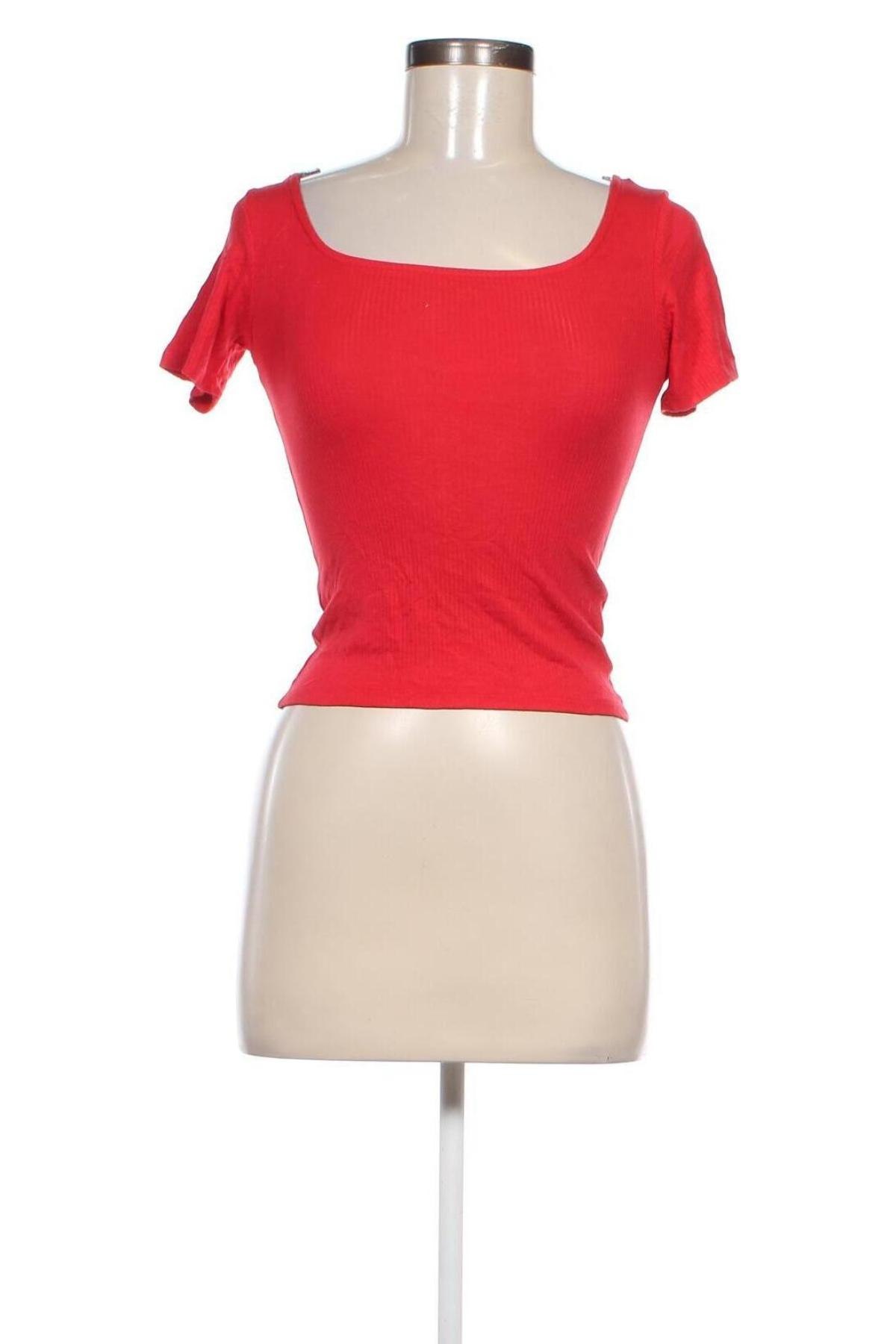 Damen Shirt Pull&Bear, Größe S, Farbe Rot, Preis 13,49 €