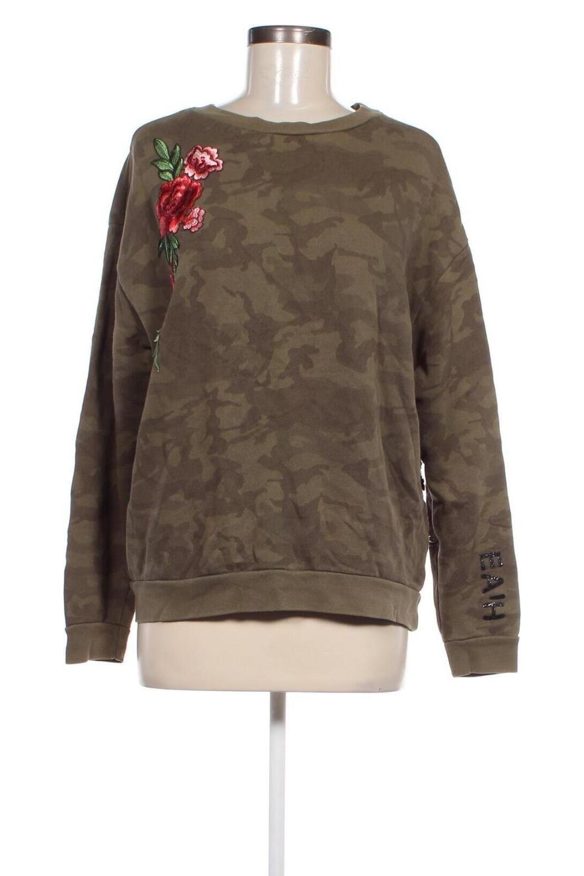 Bluză de femei Pull&Bear, Mărime M, Culoare Verde, Preț 18,99 Lei