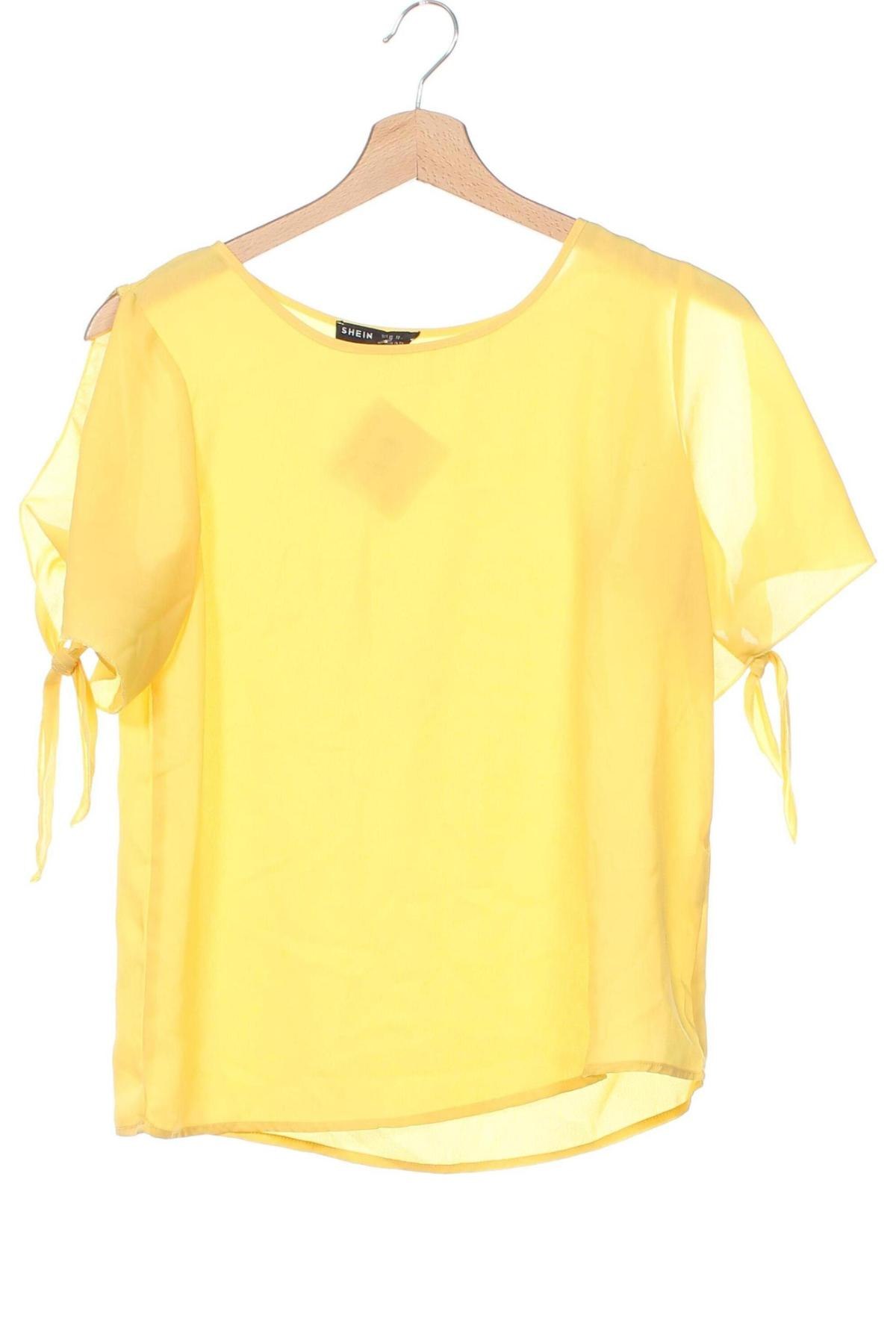 Damen Shirt SHEIN, Größe XS, Farbe Gelb, Preis € 5,49