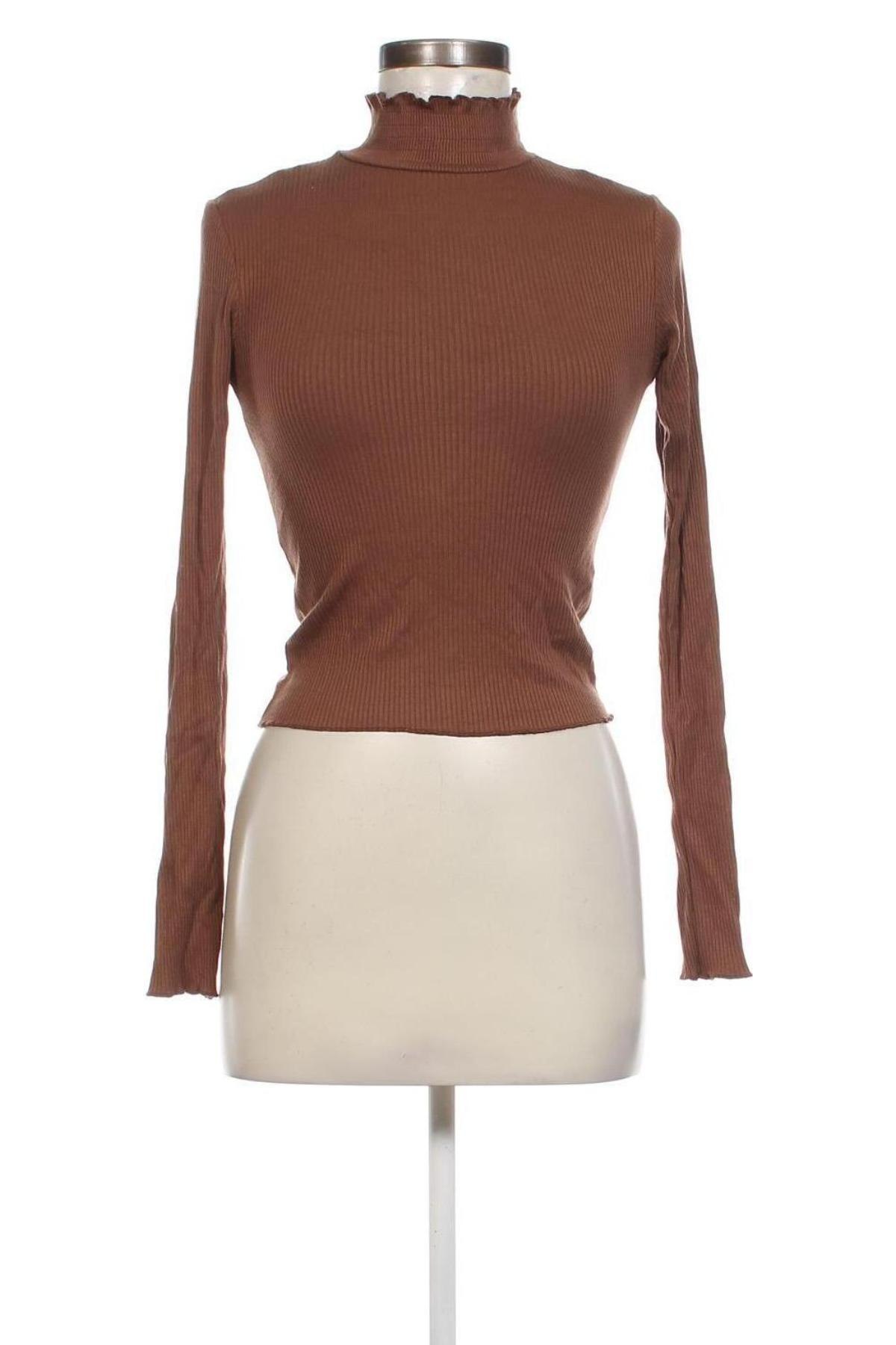 Damen Shirt Stradivarius, Größe S, Farbe Braun, Preis € 4,49