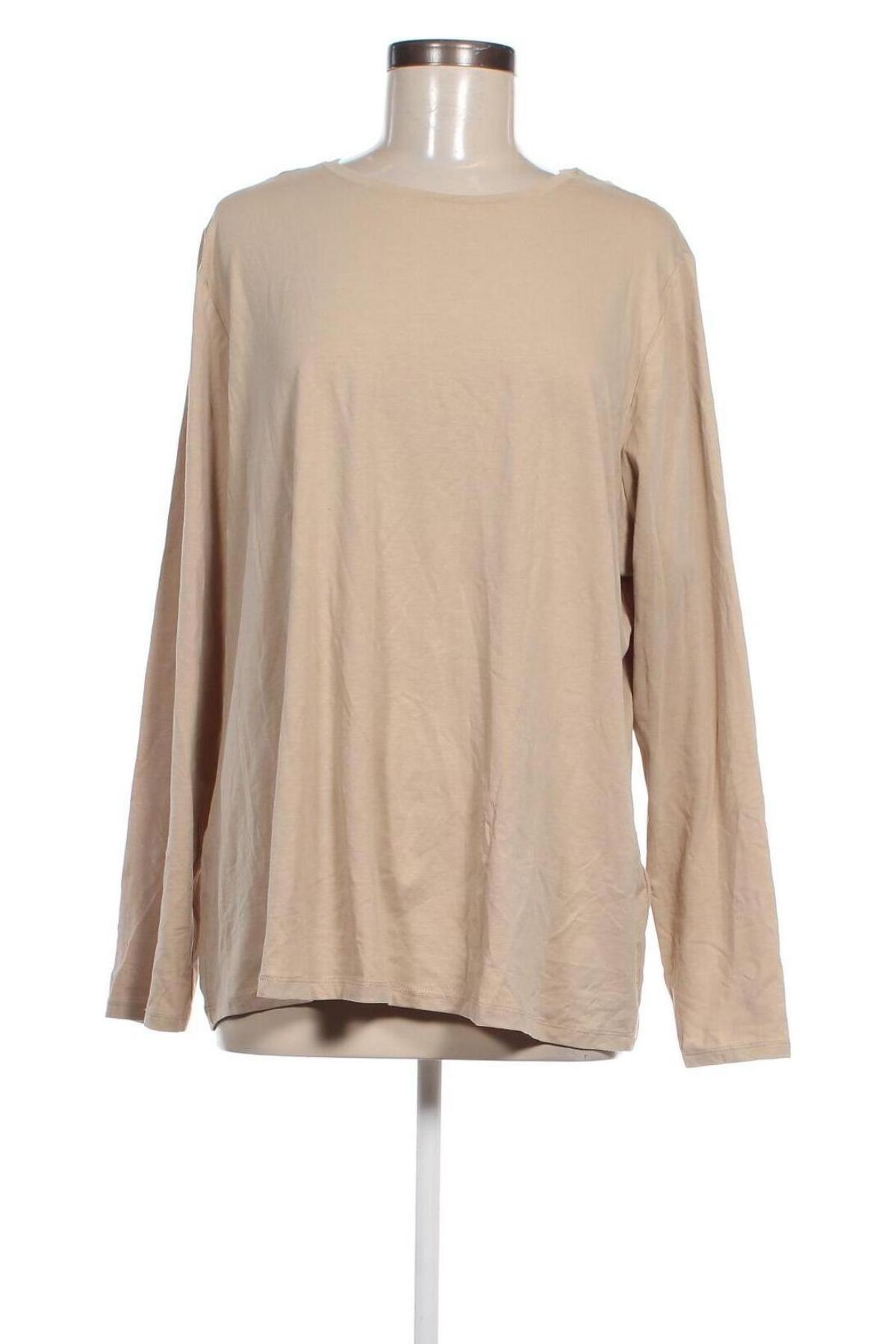 Damen Shirt Studio Untold by Ulla Popken, Größe XXL, Farbe Beige, Preis 12,49 €