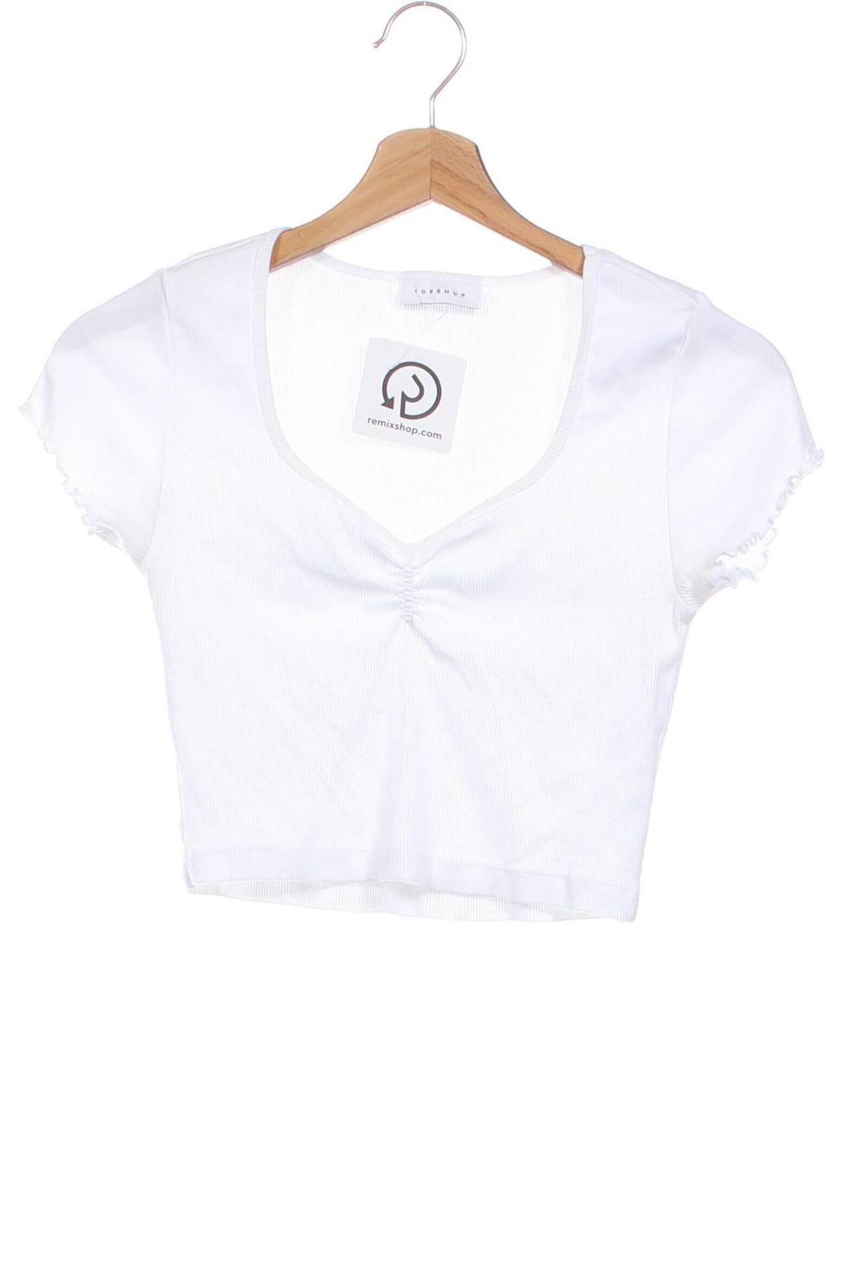 Damen Shirt Topshop, Größe XS, Farbe Weiß, Preis € 8,99