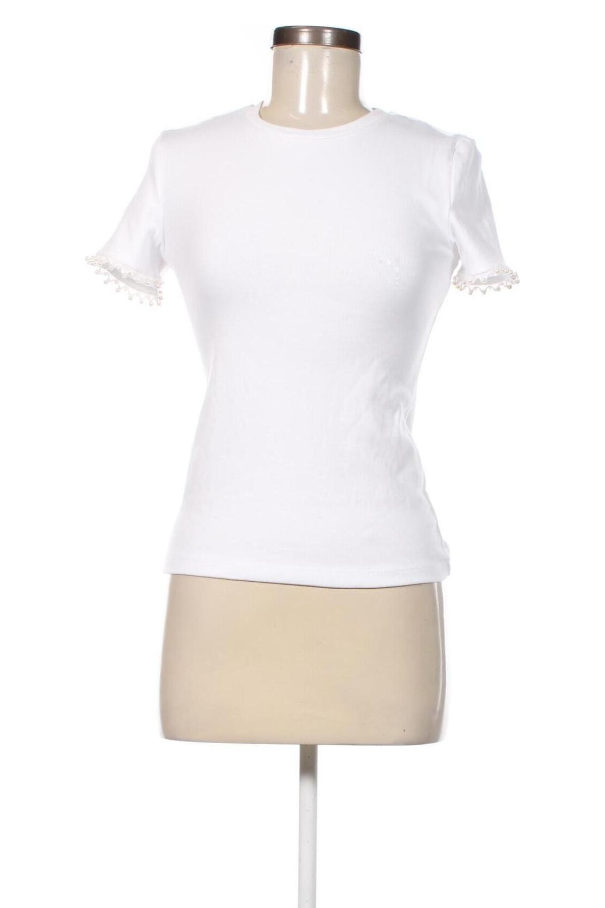 Damen Shirt Zara, Größe S, Farbe Weiß, Preis € 6,49