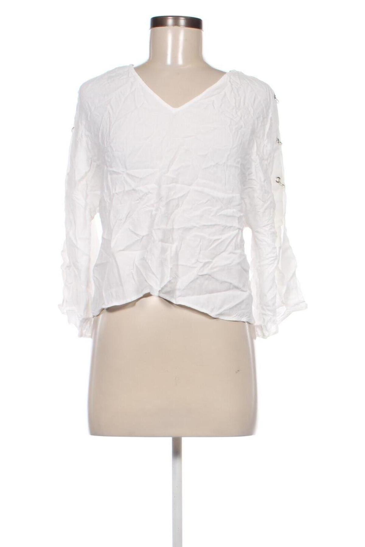 Damen Shirt Zara, Größe S, Farbe Weiß, Preis 9,99 €