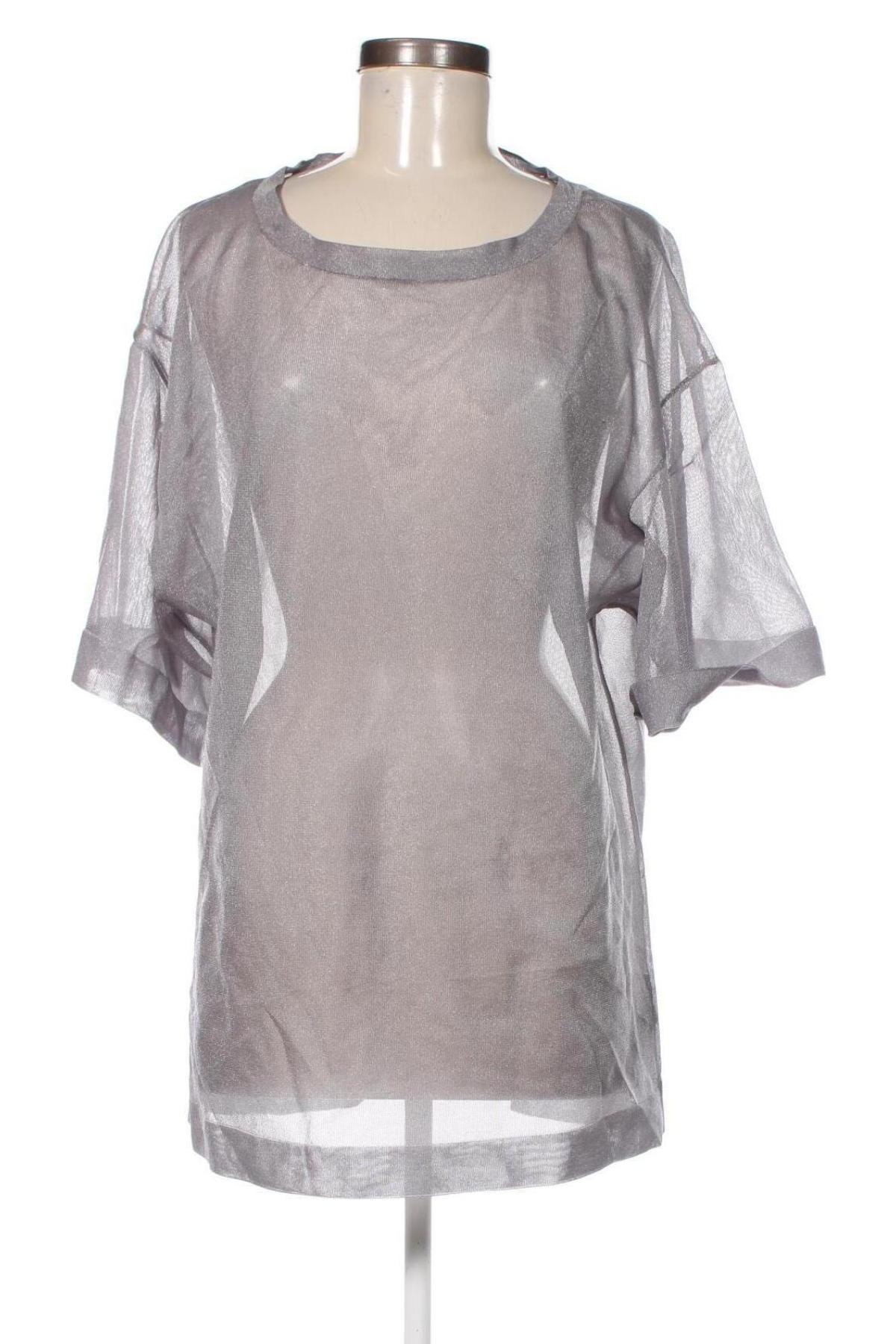 Damen Shirt Zara Knitwear, Größe L, Farbe Silber, Preis € 8,99