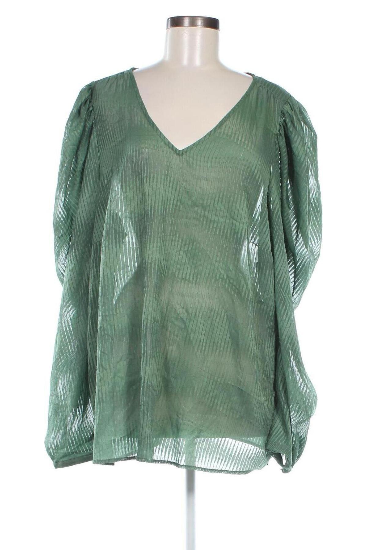 Damen Shirt Zizzi, Größe 3XL, Farbe Grün, Preis € 19,49