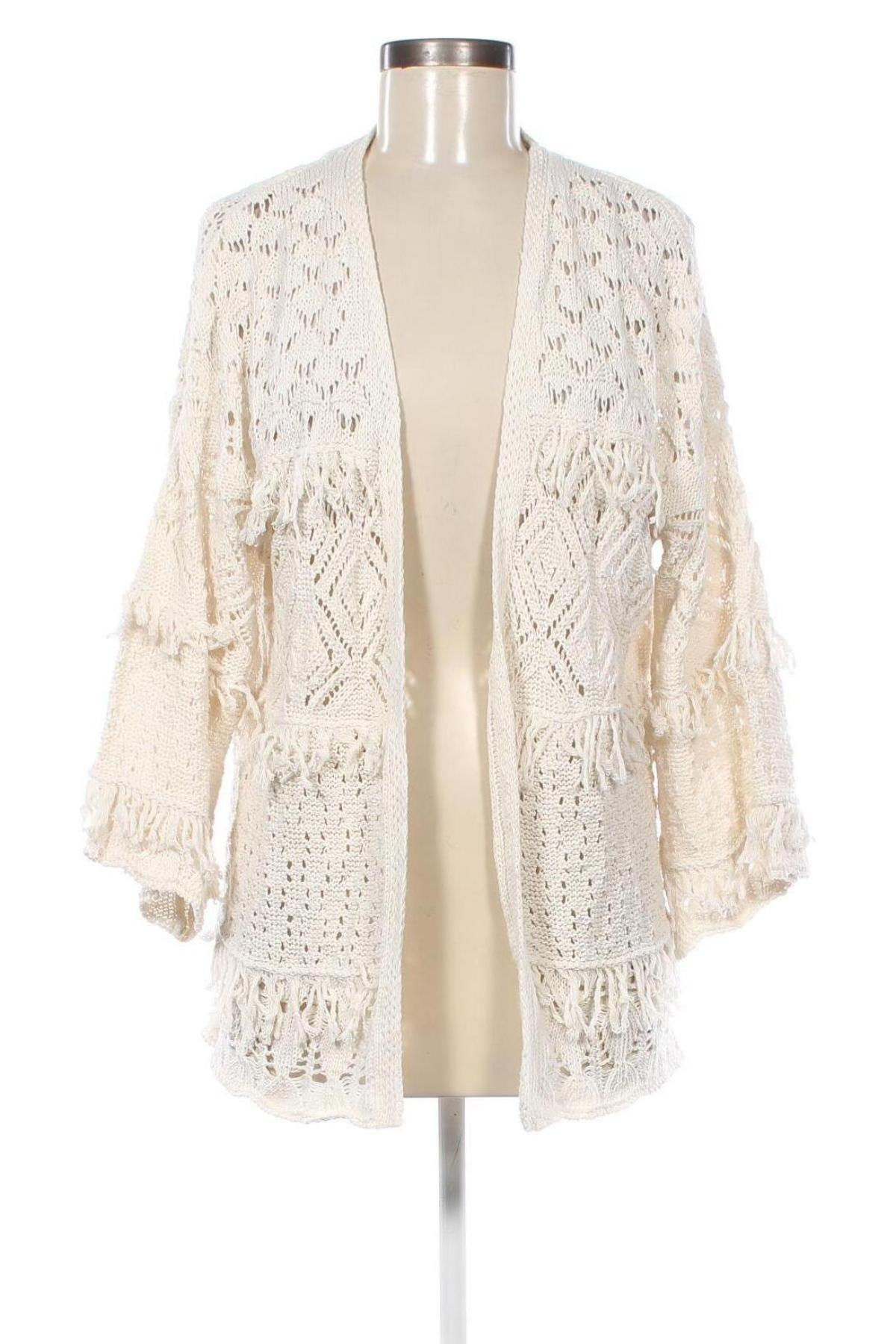 Cardigan de damă, Mărime M, Culoare Ecru, Preț 95,99 Lei