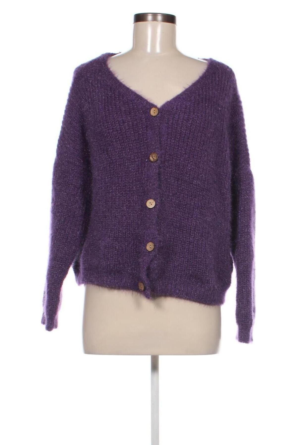 Cardigan de damă, Mărime M, Culoare Mov, Preț 95,99 Lei