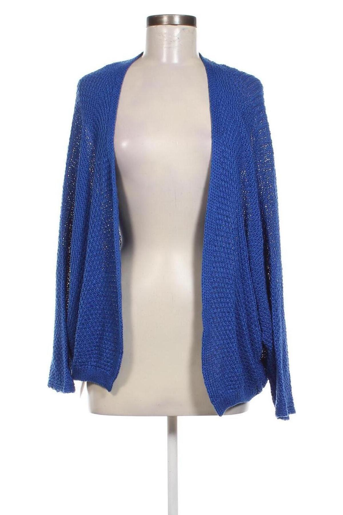 Damen Strickjacke, Größe M, Farbe Blau, Preis 10,49 €