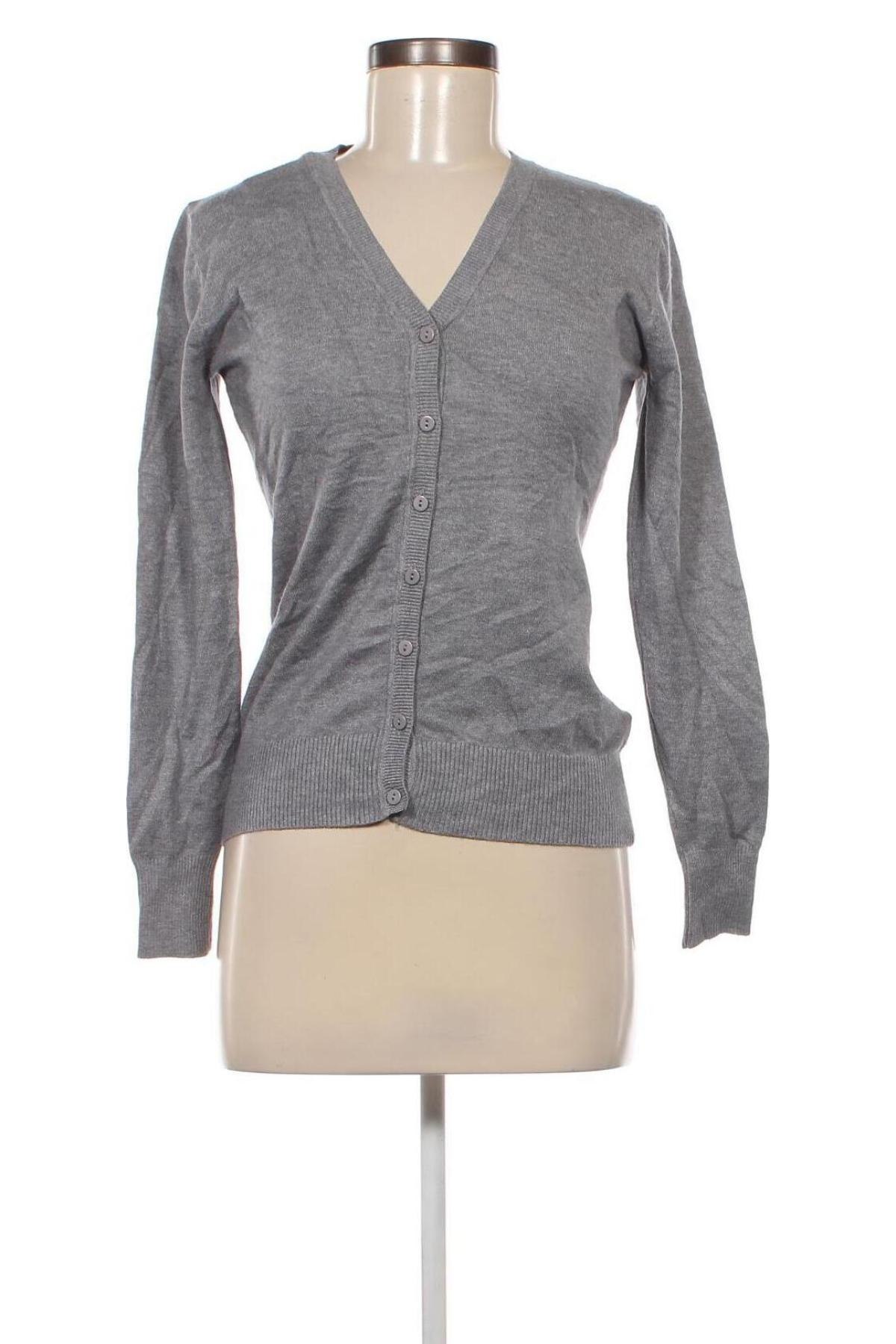 Damen Strickjacke, Größe M, Farbe Grau, Preis 5,49 €