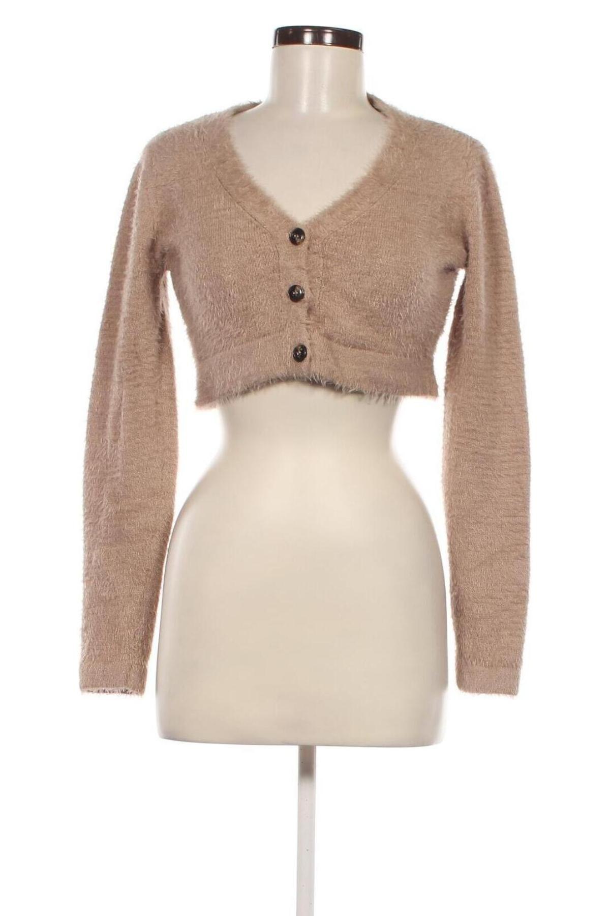 Damen Strickjacke, Größe S, Farbe Beige, Preis 9,49 €