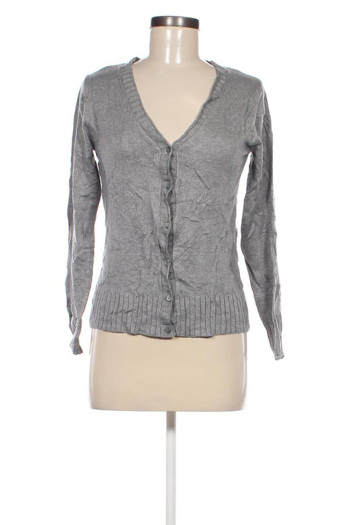 Damen Strickjacke, Größe M, Farbe Grau, Preis 20,49 €