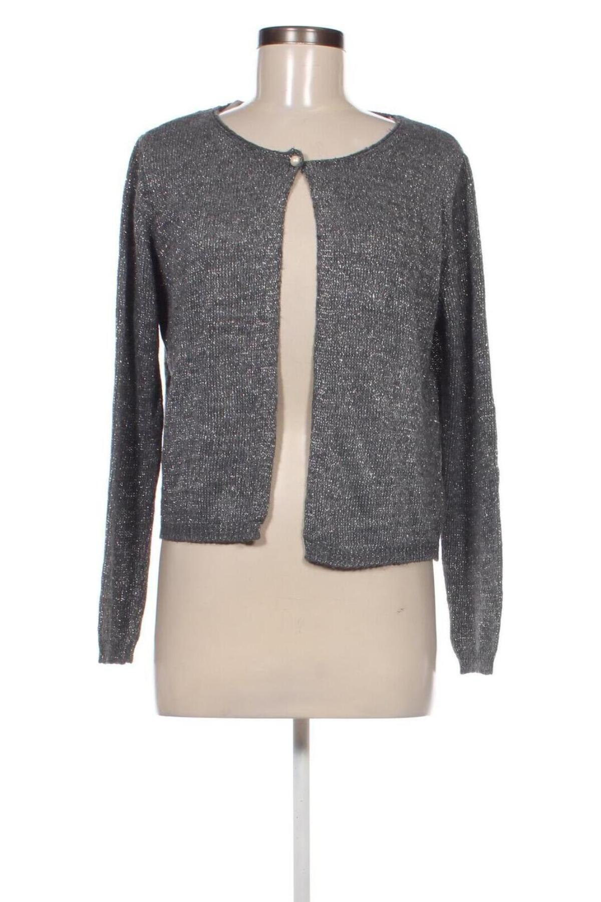 Damen Strickjacke, Größe M, Farbe Grau, Preis 10,49 €