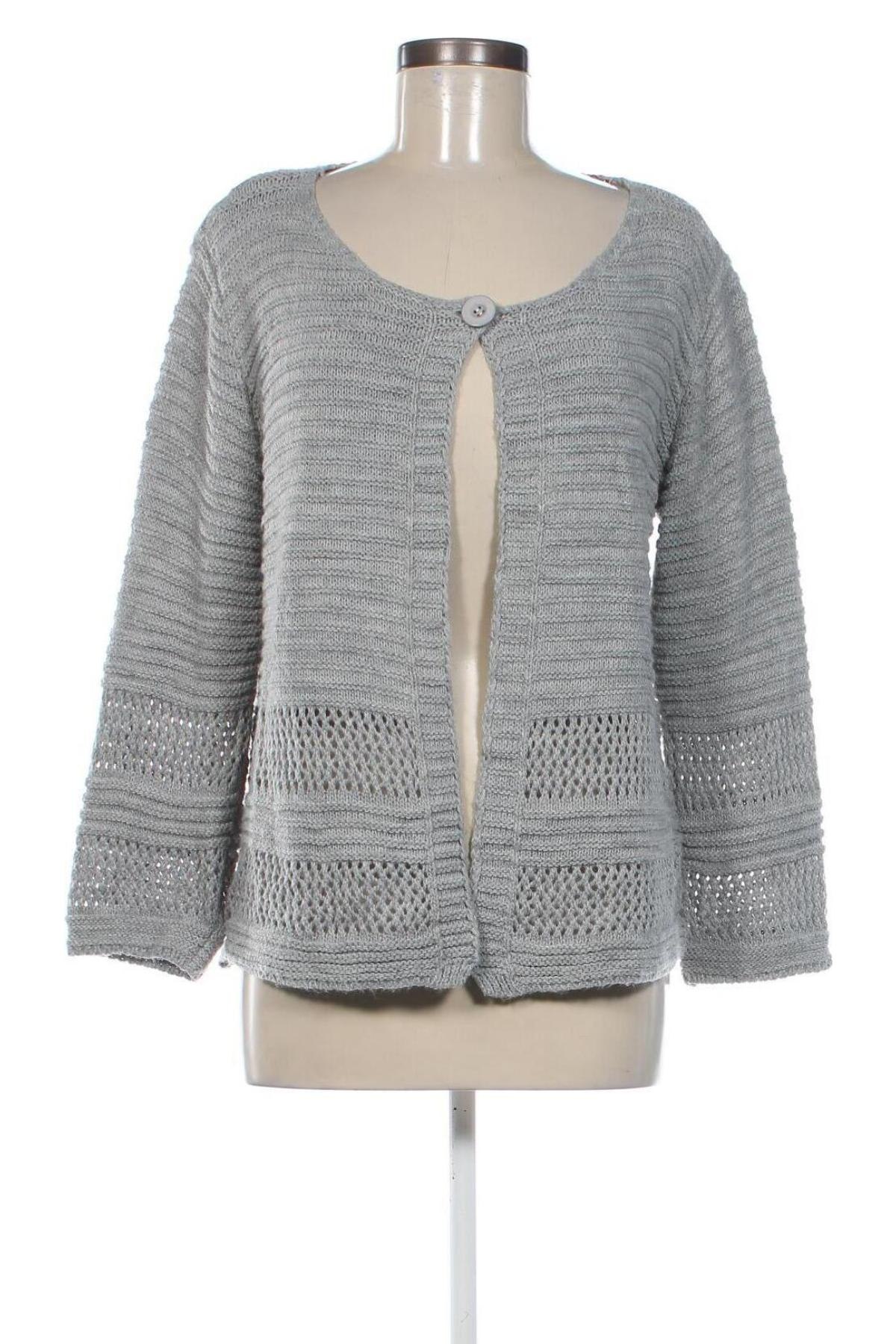 Damen Strickjacke, Größe L, Farbe Grau, Preis € 10,49