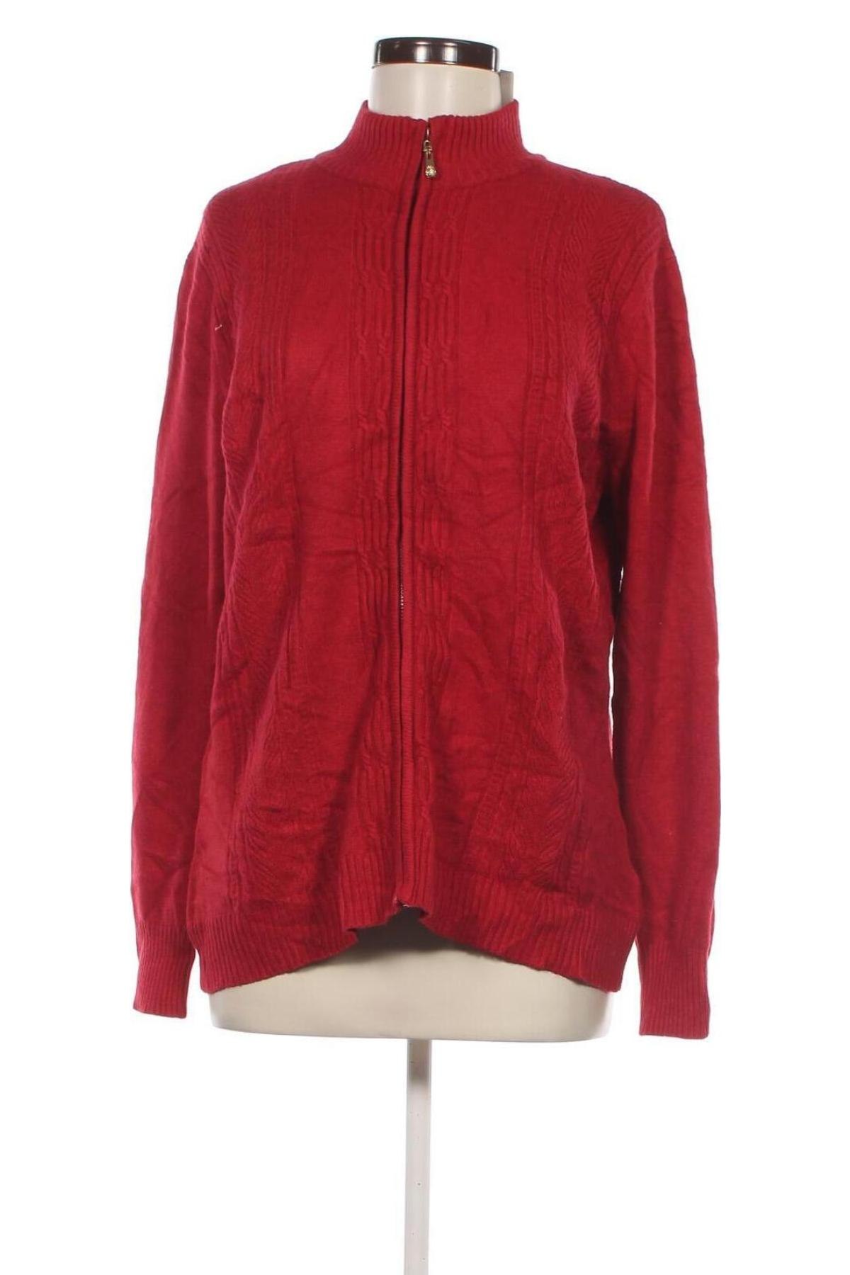 Damen Strickjacke, Größe M, Farbe Rot, Preis 9,49 €