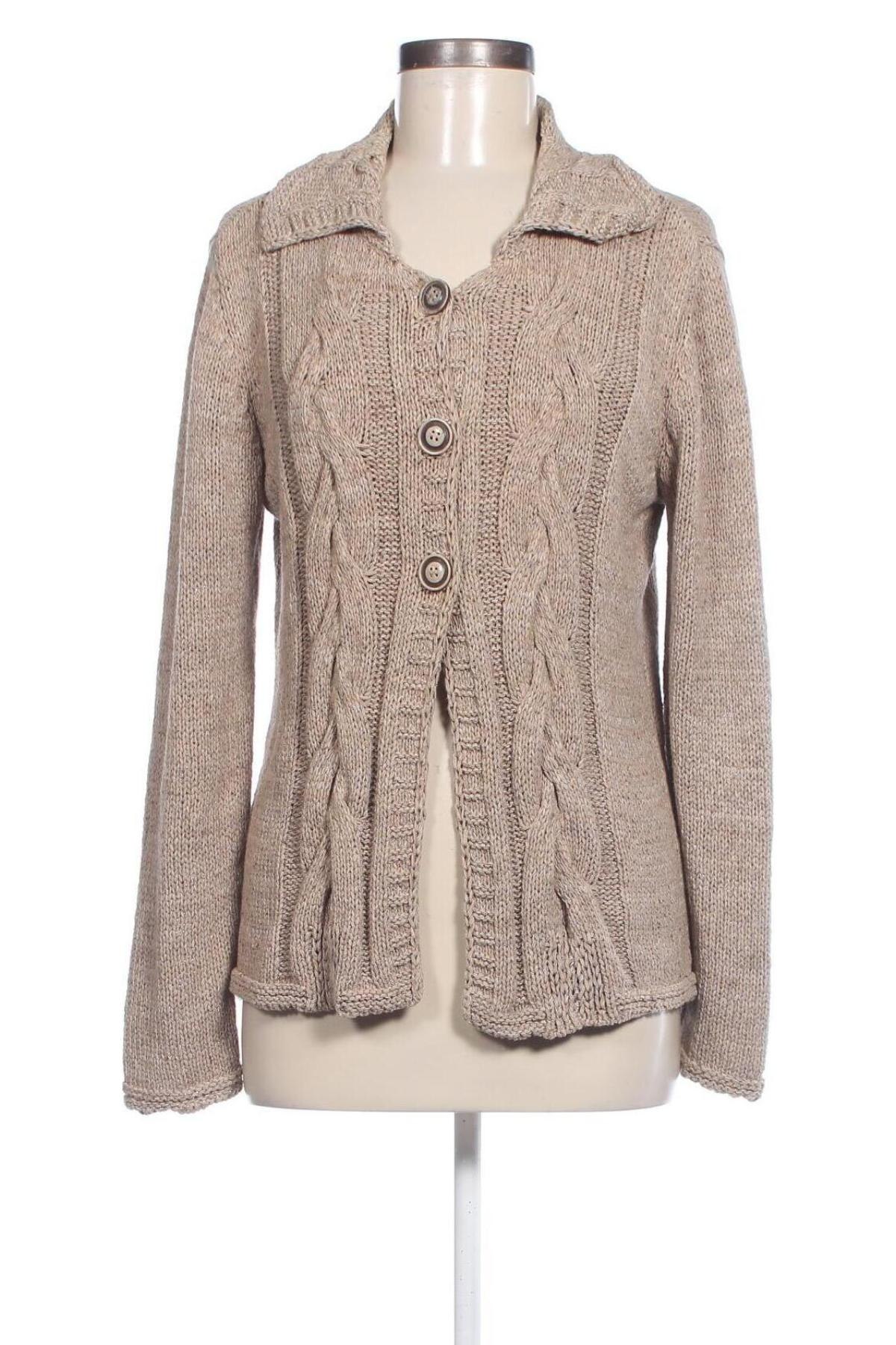 Damen Strickjacke Bonita, Größe M, Farbe Beige, Preis 11,49 €