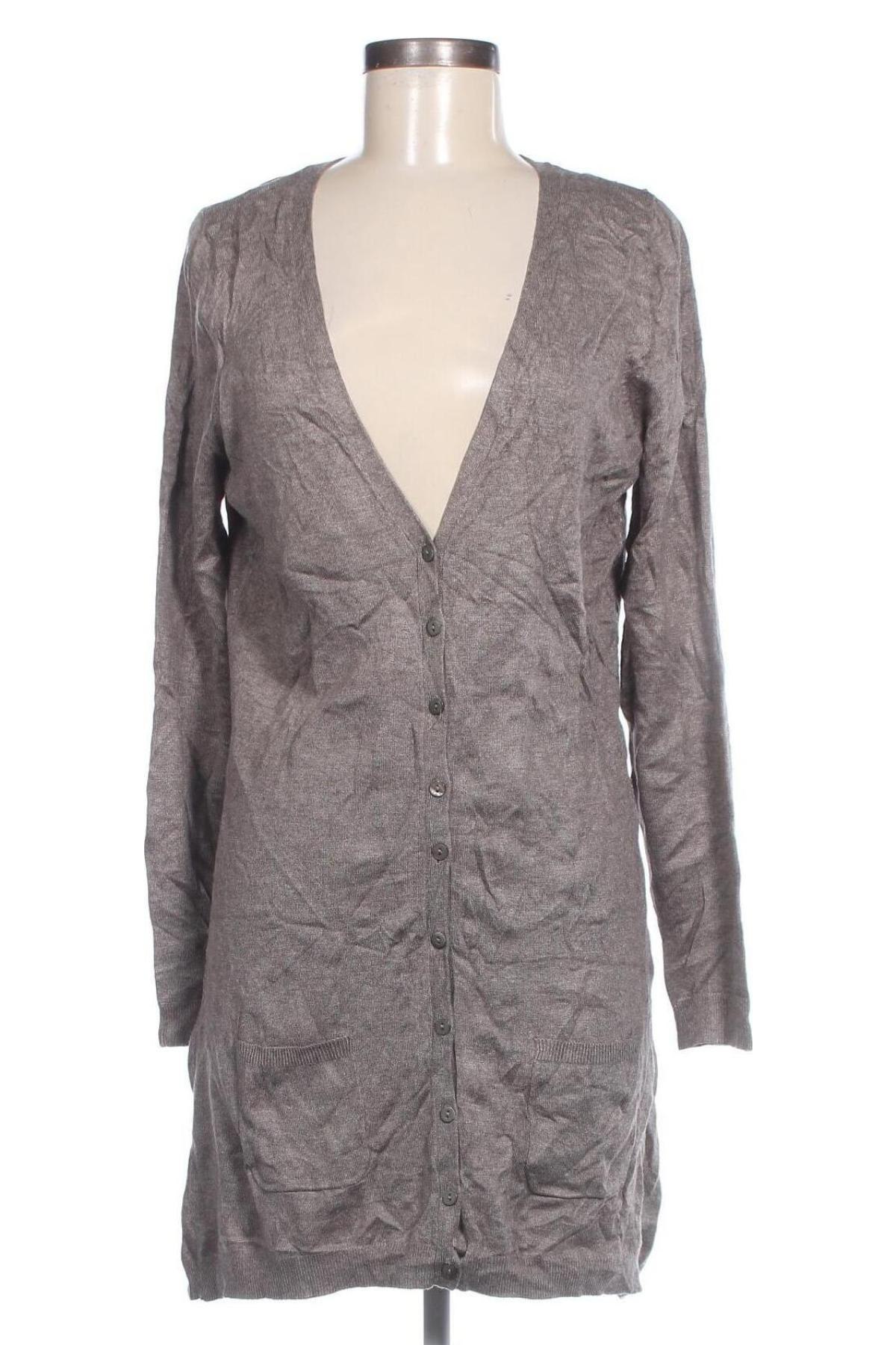 Damen Strickjacke Camaieu, Größe M, Farbe Grau, Preis 10,49 €